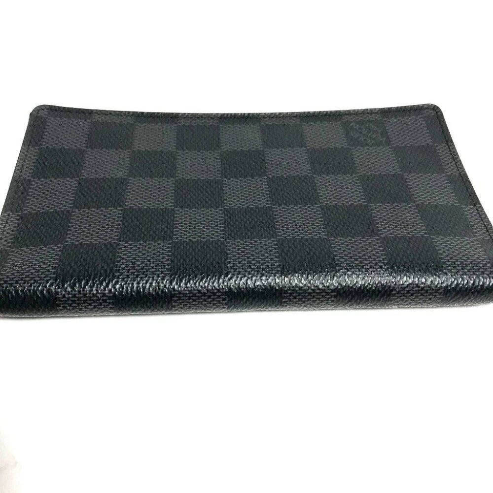 LOUIS VUITTON R20975 Damier Graphite Agenda-Posh Card Case Notebook cover - Picture 5 of 9